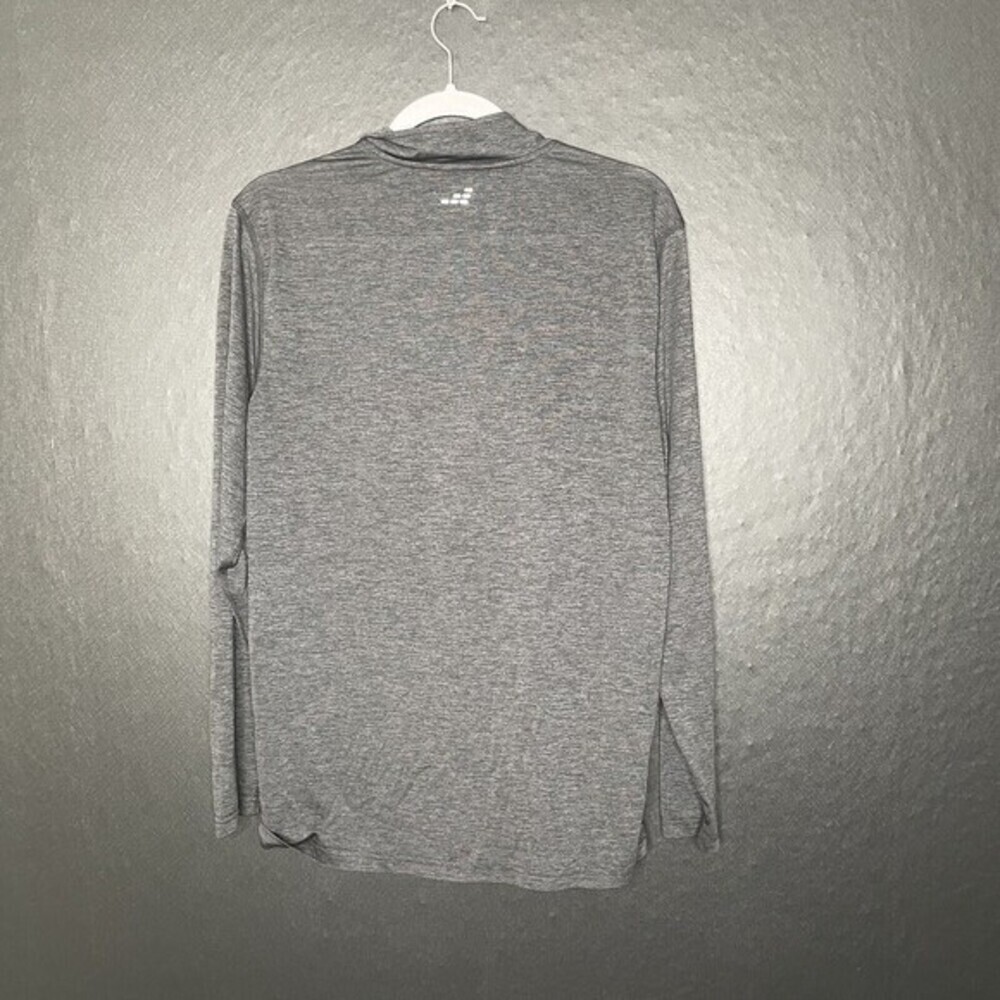 BCG Mens Quarter Zip Pullover Gray size Medium Long Sleeve shirt Workout Gym - Picture 4 of 4